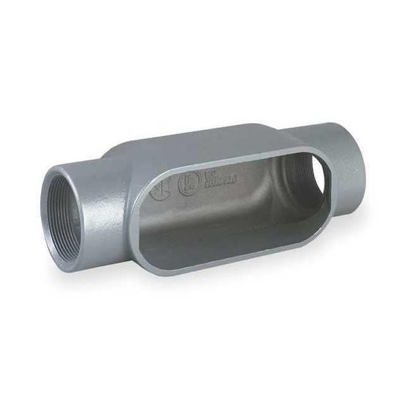 Hubbell Killark Conduit Outlet Body,Iron,Trd Sz 1 1/2in C57