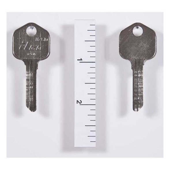 Kaba Ilco Key Blank, 1176-KW5,Brass, PK10 1176-KW5
