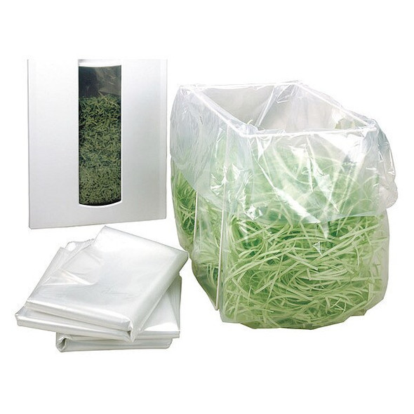 Hsm Shredder Bags,11 gal.,Plastic,PK100 HSM1310