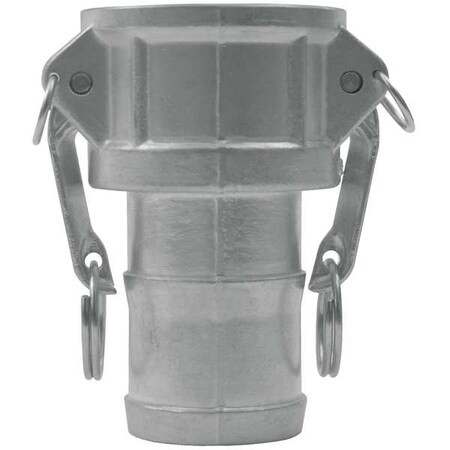 Dixon Coupler,4 In,100 psi,Forged Brass G400-C-BR