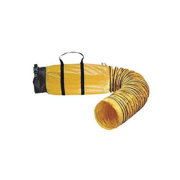 Allegro Industries Ventilation Duct,Black/Yellow,15 ft L 9550-15SB