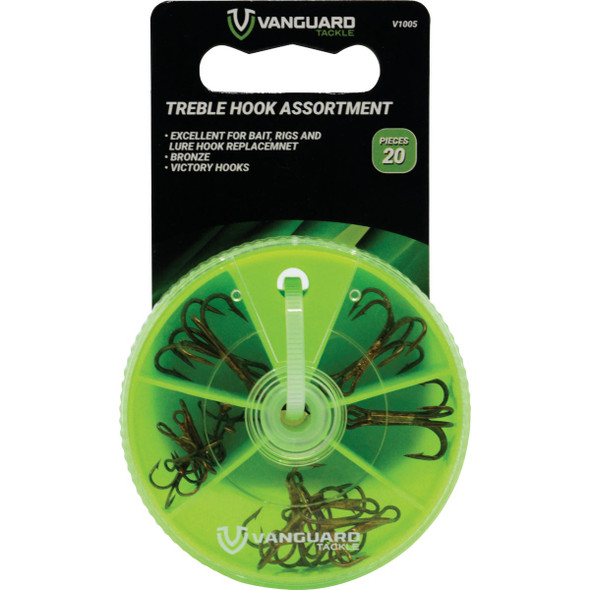 Vanguard Treble Hook Assortment (20-Piece) V1005