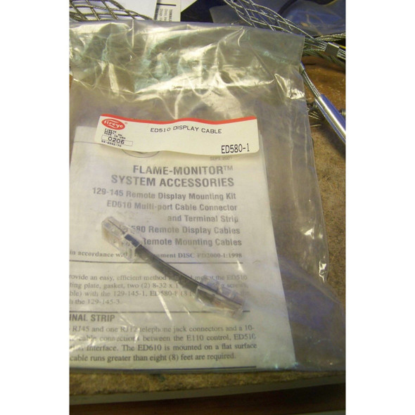 Fireye Controls Remote Display Cable ED580-1