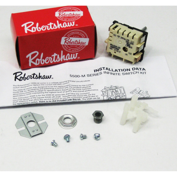 Robertshaw Cooking Infinite Switch 5500-200M
