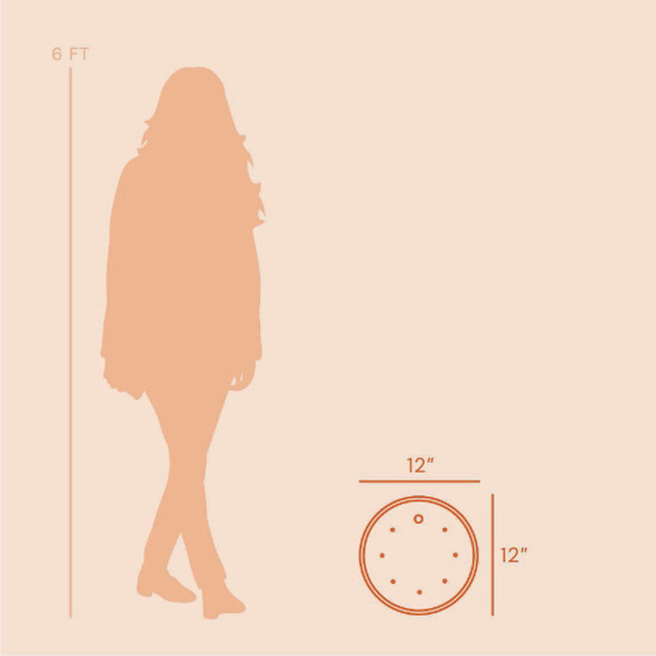 Bloem Ups-A-Daisy 12 In. Round Planter Insert (6-Pack)