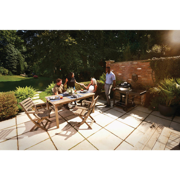 Napoleon PRO22 Charcoal Kettle Grill, Black with Cart