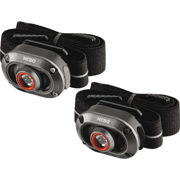 Nebo Mycro 250 Lm. LED Rechargeable Headlamp (2-Pack) NEB-HLP-1010