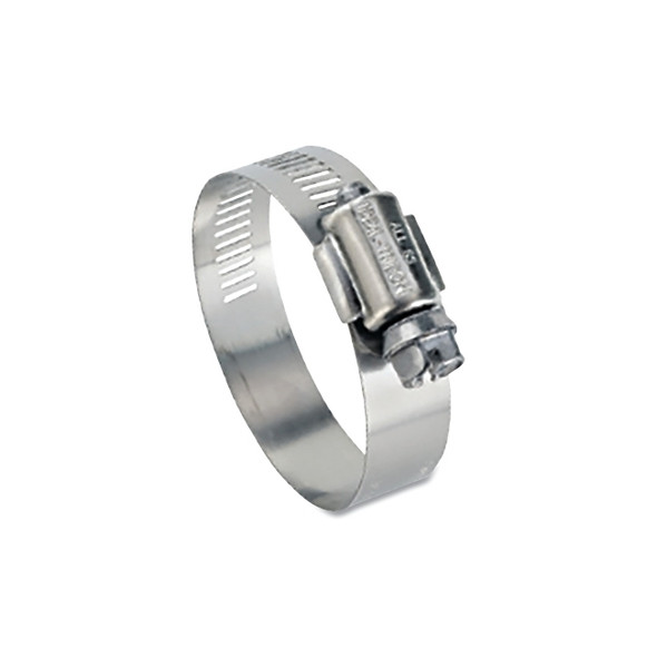 64 Series Worm Drive Clamp, 2-1/2 in to 4-1/2 in clamp, 9/16 in W, Stainless Steel Pack of 10