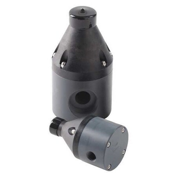Back Pressure Valve, 1", PVC/TFE/EPDM, Adjustable 10-150 psi, FPT