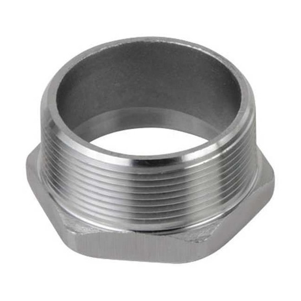 IMC Nipple, 2-1/2 in, Threaded, 316 Stainless Steel, Polished