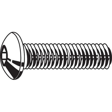 #10-24 Socket Head Cap Screw, Button, Zinc Plated Steel, 5/8 in Length, 100 PK