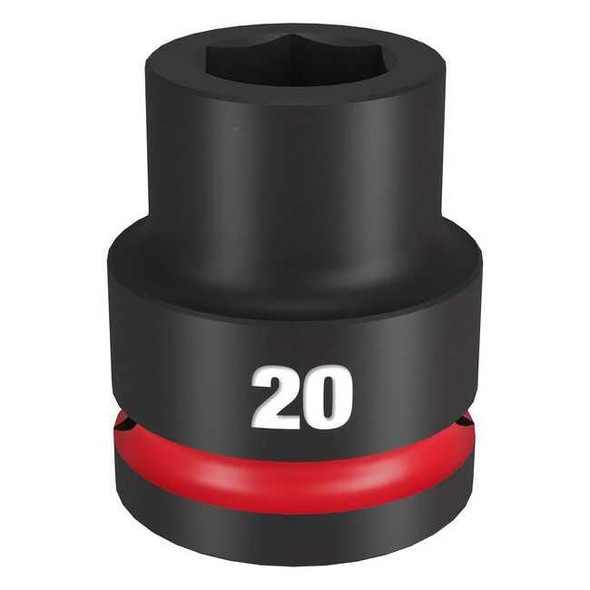 20mm SHOCKWAVE Impact Duty 3/4 in. Drive Standard 6 Point Impact Socket