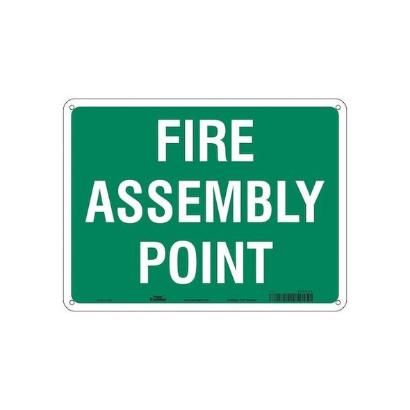Condor Safety Sign,24" Wx18" H,0.032" Thickness 465R53