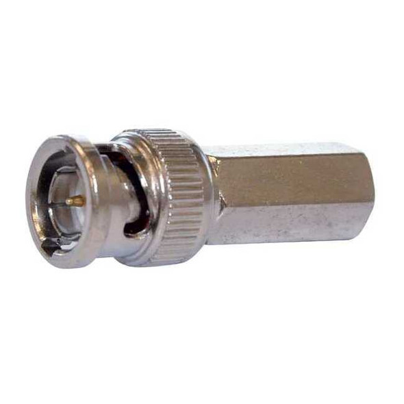 Dolphin Components Cable Coupler,BNC/Male,RG6 Coax,PK10 DC-UG88-30