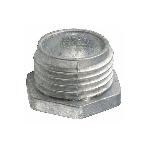 Raco Conduit Fitting Nipple, 4 in, Die Cast Zinc 1676