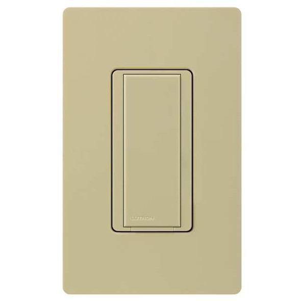 Lutron Wall Switch, 1-Pole, On/Off, Ivory MA-AS-IV