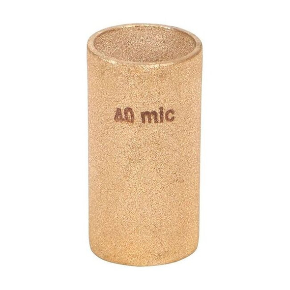 Groz Gen Pur Filter,40 micron,Sintered Bronze F582025