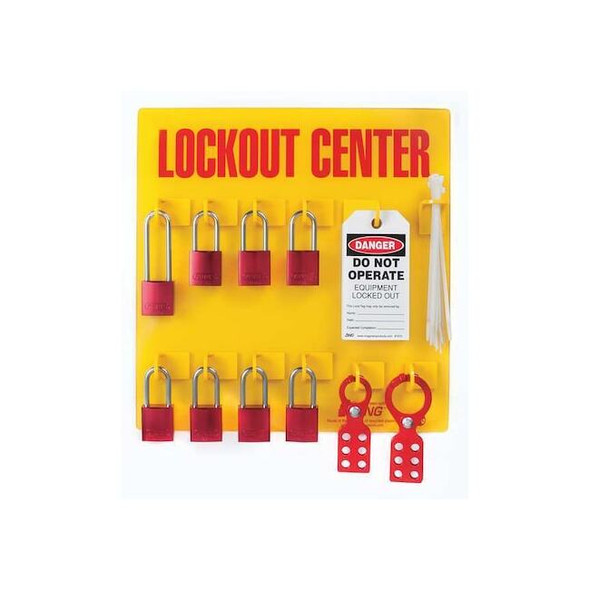 Zing Lockout Station, Filled, Electrical 2727