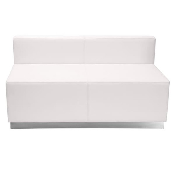 3 pcs. Living Room Set, 25-1/4" to 33-1/2" x 27", Upholstery Color: White, Shape: Concave