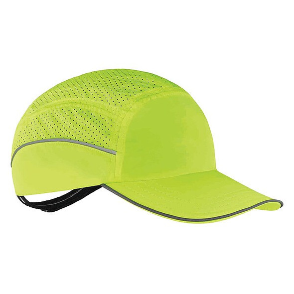 Bump Cap, Long Brim Baseball, Polyethylene, Hook-and-Loop Suspension