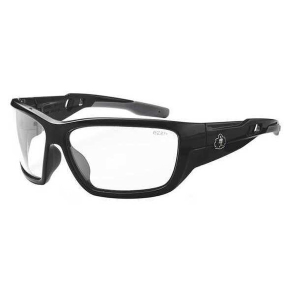 BALDR, Safety Glasses, Anti-Scrtach, Clear Lens, Black Frame, Full-Frame