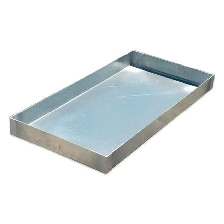 Denios Spill Tray,Silver,Steel,3" H,18" L K31-1120