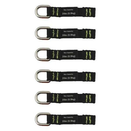 Ergodyne Squids Tool Tether, 3 1/2 in Length, 2 lb Weight Capacity 3700-BULK