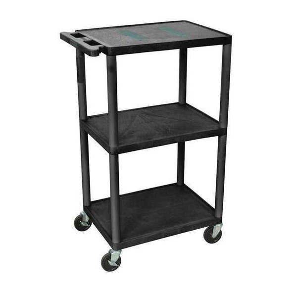 Luxor Endura,(3) Shelf A/V Cart LE42-B