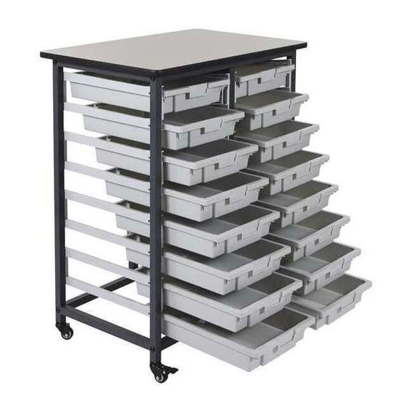 Luxor Stackable Storage Bins,(16 S) MBS-DR-16S