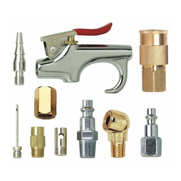Campbell Hausfeld Pneumatic Accessory Kit,10pcs. MP296600AV