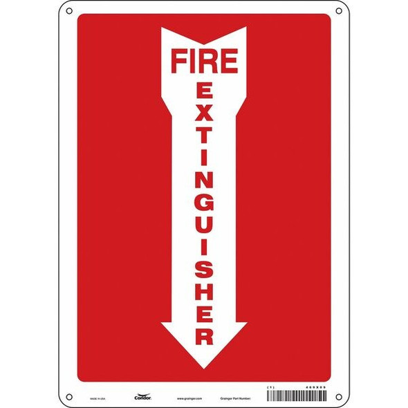 Condor Safety Sign,10" W,14" H,0.032" Thickness 469X09