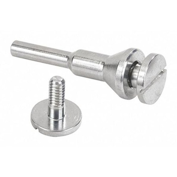 Walter Surface Technologies Flush Mandrel,1/4" Shaft,1/4+3/8 Arbor 11L007