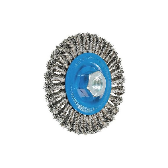 Walter Wide Wheel Brush Knot 4.5"x1/4"x5/8"-11 13L464