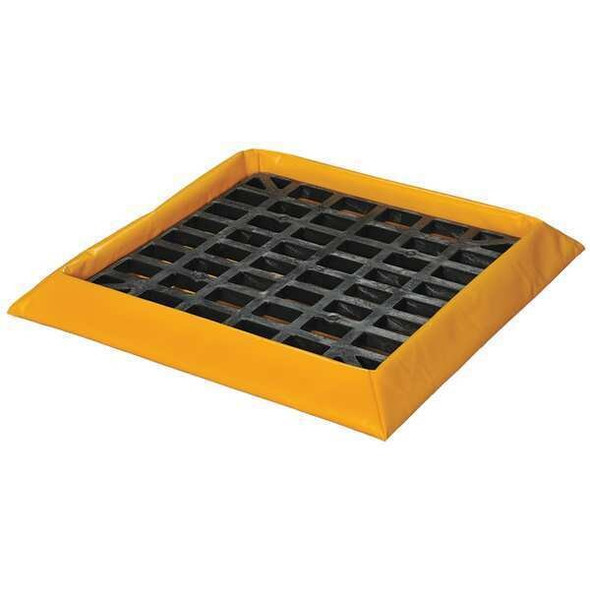 Eagle Mfg Spill Containment Berm,Yellow/Black T8101G
