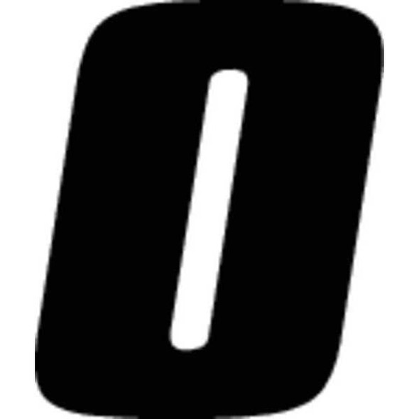 Hardline Products NumberLabel,Vinyl,7inH,5inW,PK12 DB712B-0