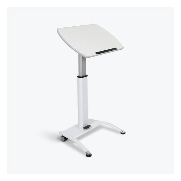 Luxor Pneumatic Adjustable-Height Lectern LX-PNADJ-WH