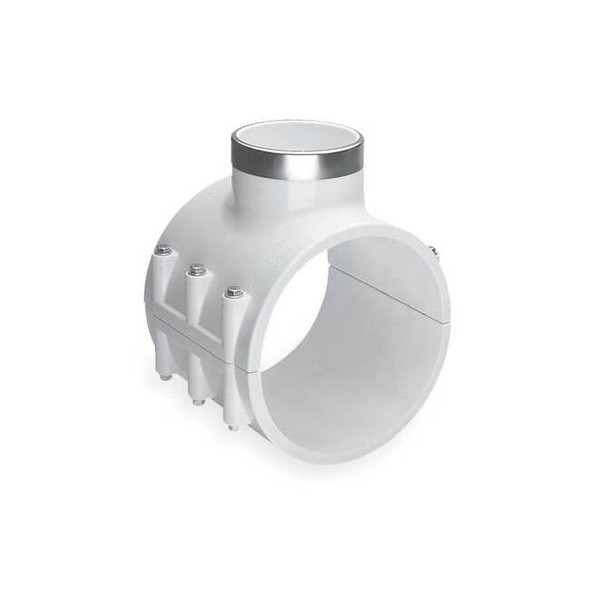 Manufacturer Varies PVC,SaddleClampTee,3inNPT,3in,11/2inNPT 467E-337SR