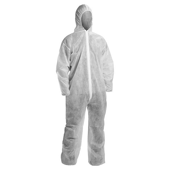 Kleenguard Coveralls,4XL,Wht,PP,PK50 67313