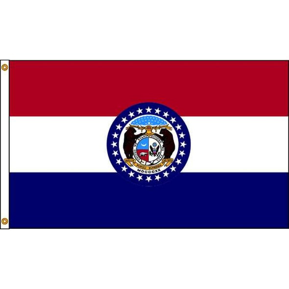 Annin Flagmakers Missouri Flag,5x8 Ft,Nylon 142980