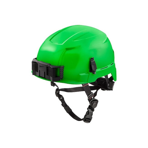 BOLT Green Safety Helmet with IMPACT ARMOR Liner - Type 2, Class E