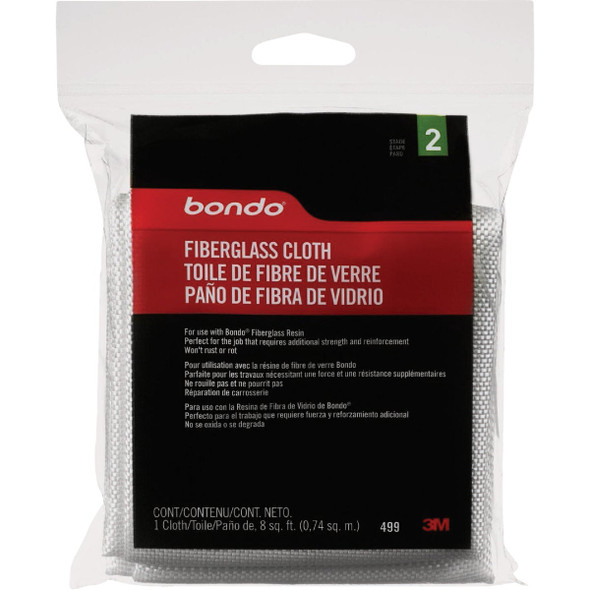 Bondo 8 Sq. Ft. Fiberglass Cloth 499