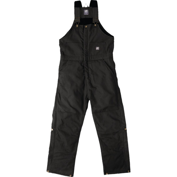 Berne Men's XL Short Black Heritage Insulated Duck Bib Overall B415BKS480 727287