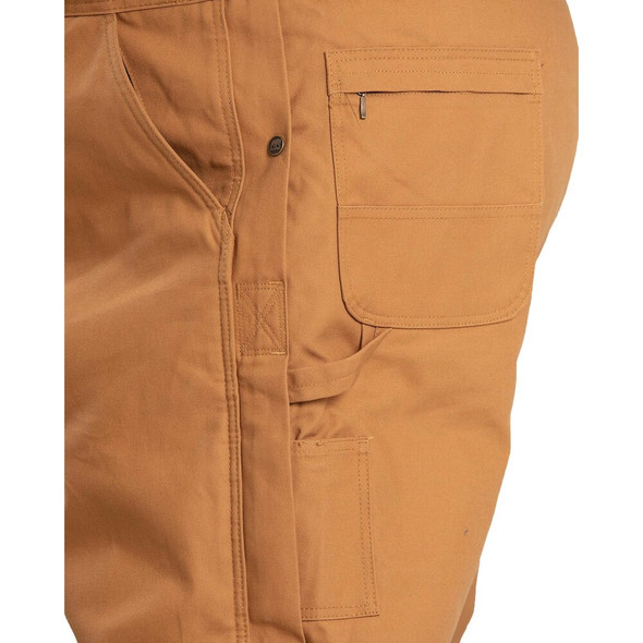 Berne Men's Large Brown Heritage Insulated Duck Coverall, Short I417BDS440 744752