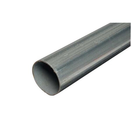 Sign Post, Round, ,Galvanized steel Galvanized, Galvanized, 10 ft. L