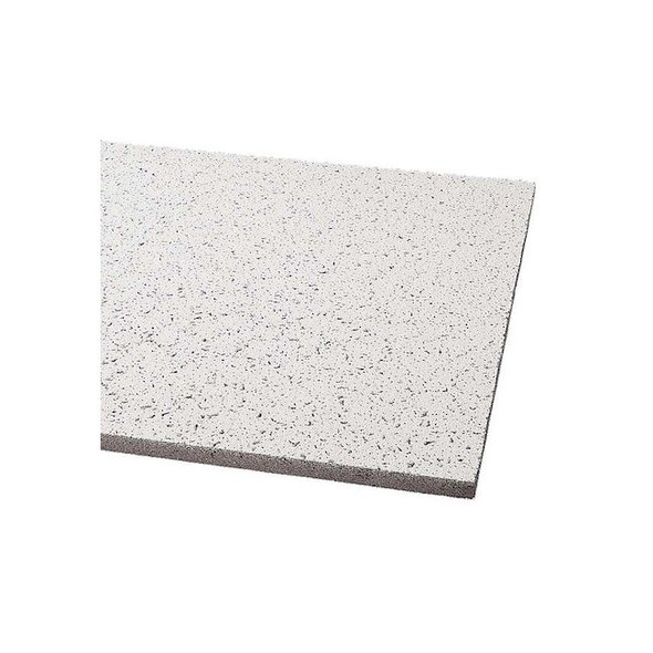 Cortega Ceiling Tile, 24 in W x 48 in L, Square Lay-In, 15/16 in Grid Size, 6 PK