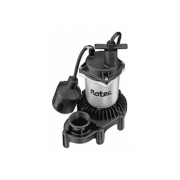Pentair Flotec 1/4 HP 1-1/2" Sump Pump,Zinc/Thermoplastic,1/4HP FPZS25T