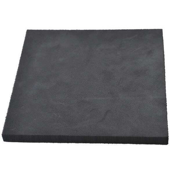 Foam Sheet, Crosslink, 24 in W, 24 in L, 3/8 in Thick, Black