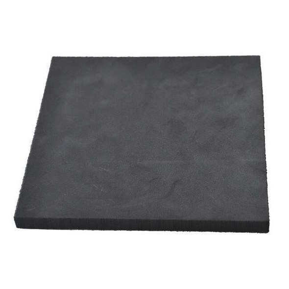 Foam Sheet, Crosslink, 24 in W, 24 in L, 3/8 in Thick, Black