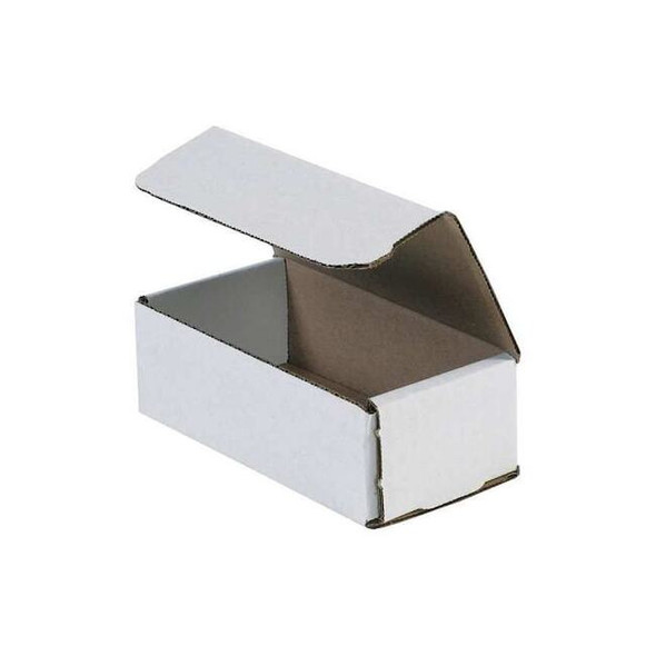 12 in x 6 in x 4 in Inside H, Literature Mailer, White, Corrugate, Single Wall