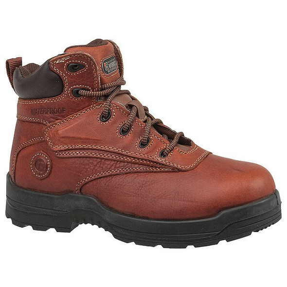 Women's 6-Inch Work Boot, 7 1/2, Composite Toe, 6 in H, Deer Tan, RK668